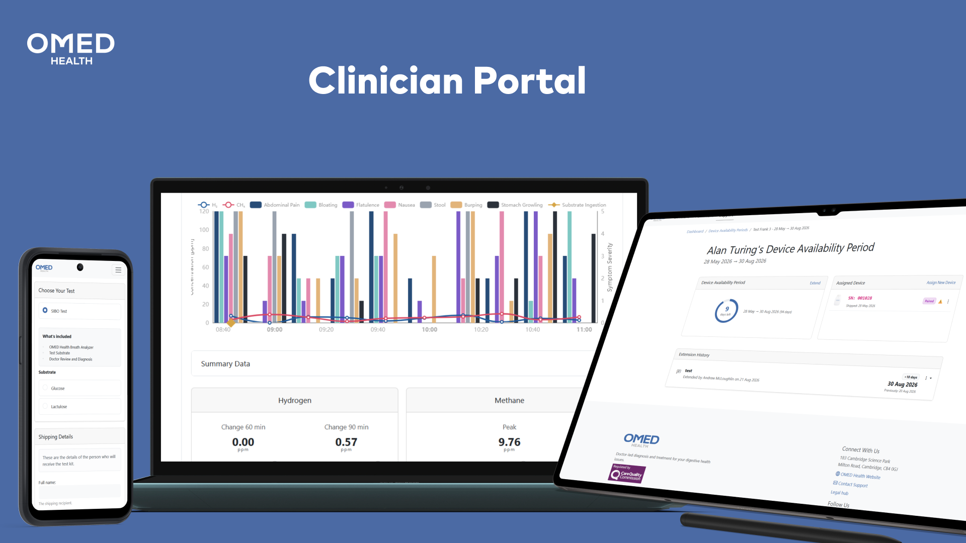 Clinician's Web Portal